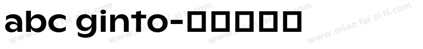 abc ginto字体转换